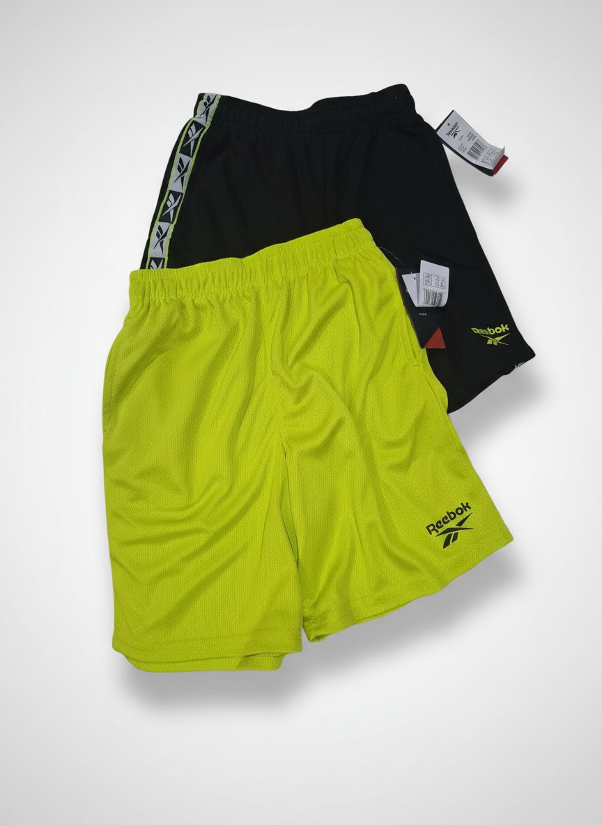 Lot de 2 shorts reebok authentiques