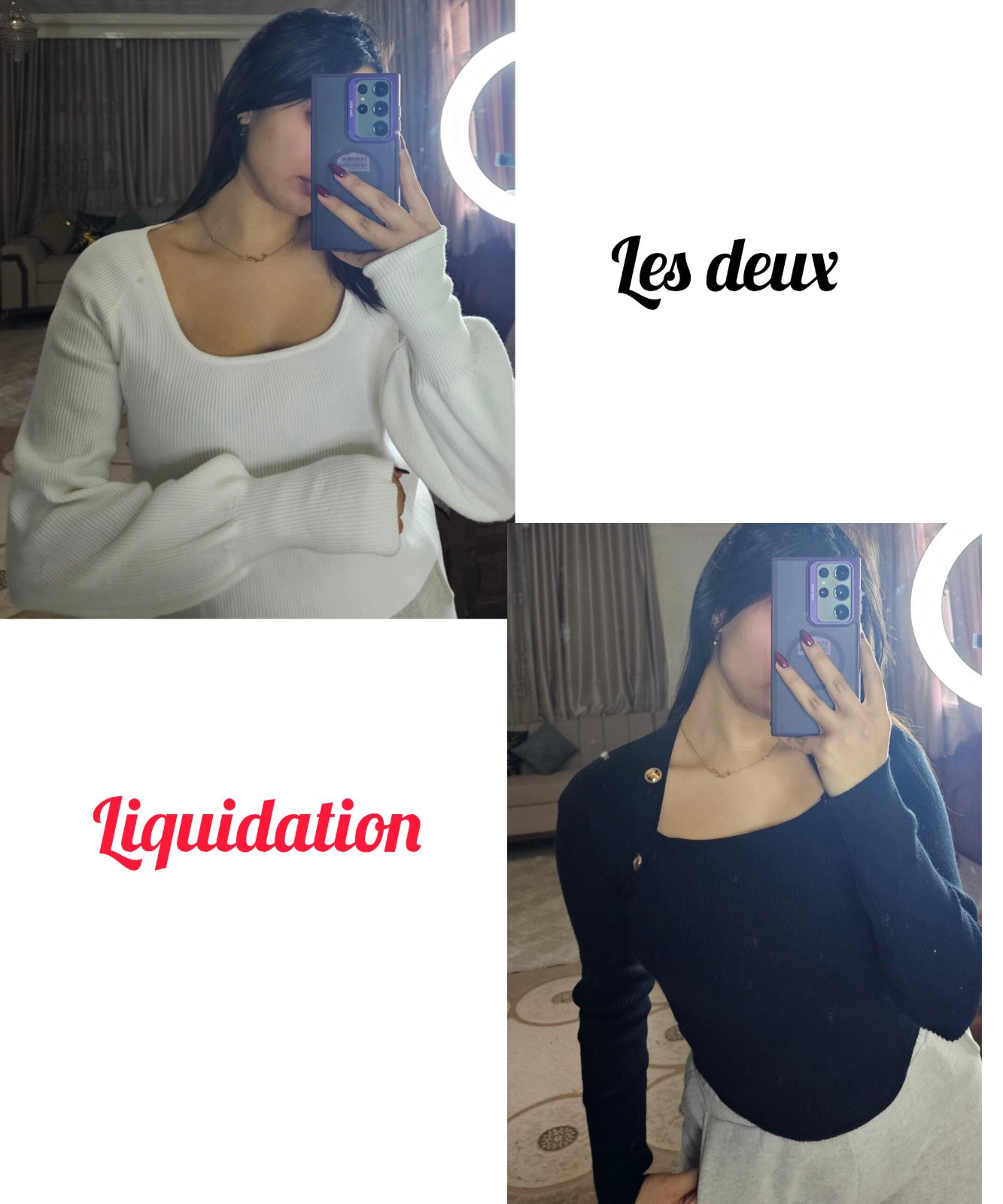 Deux pulls tres chic 