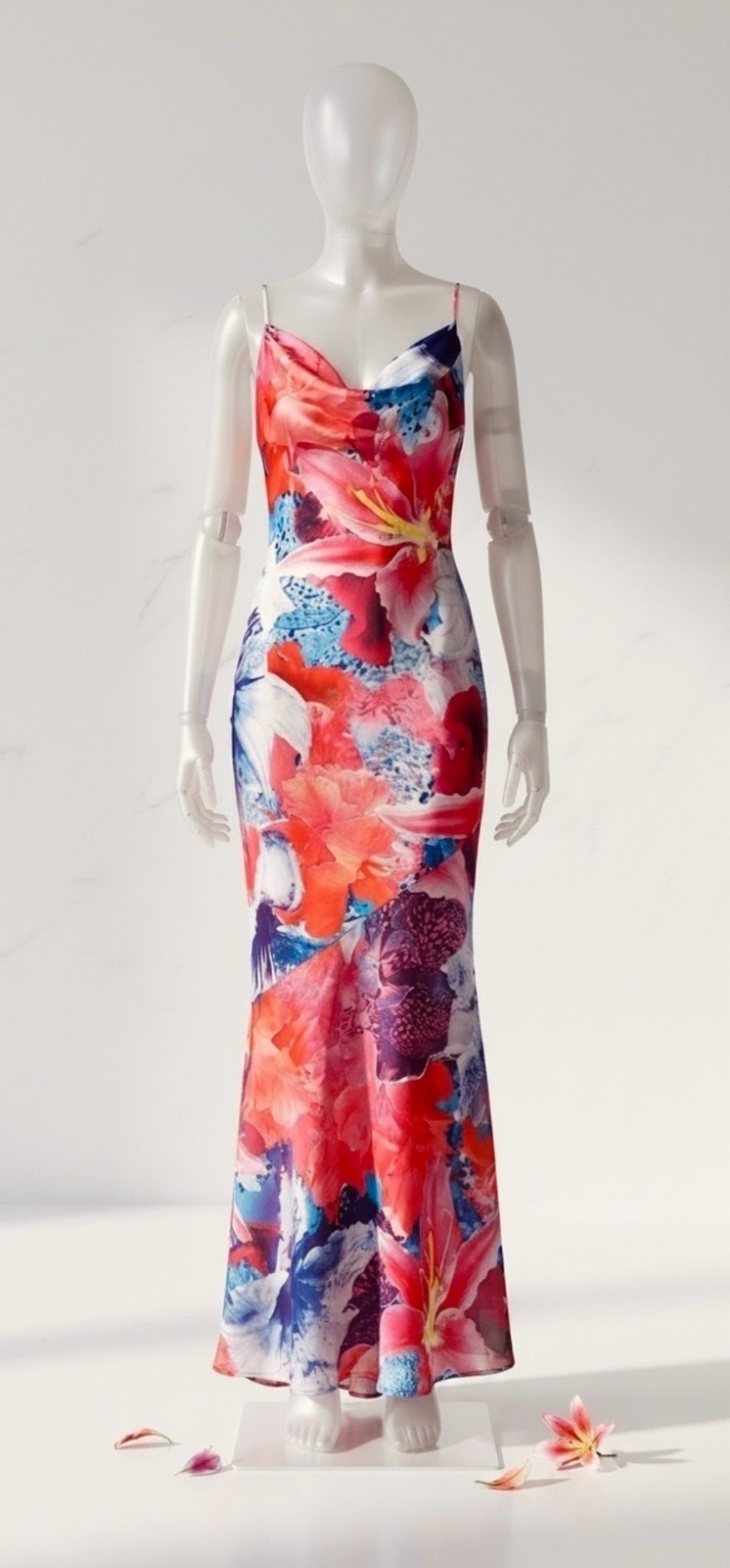 Robe maxi florale 