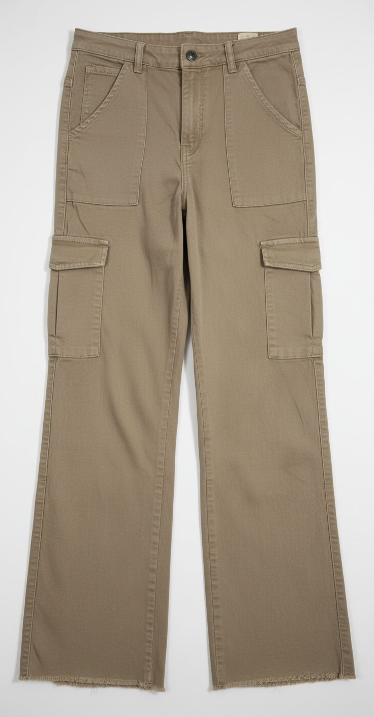 Un pantalon cargo kaki