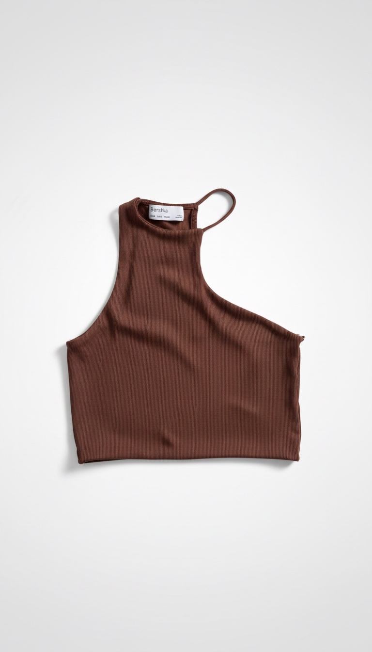 Top bershka marron 