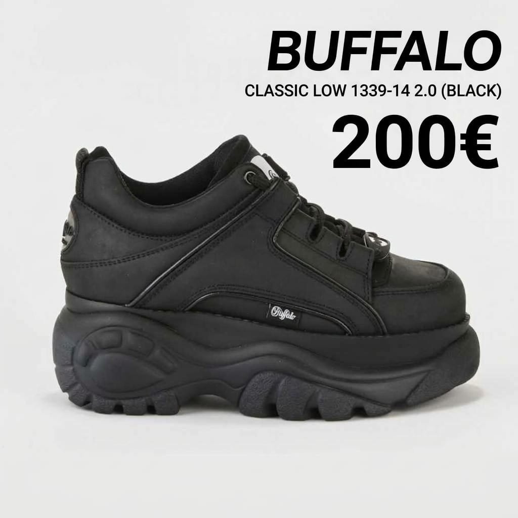 Buffalo Classic Low Black