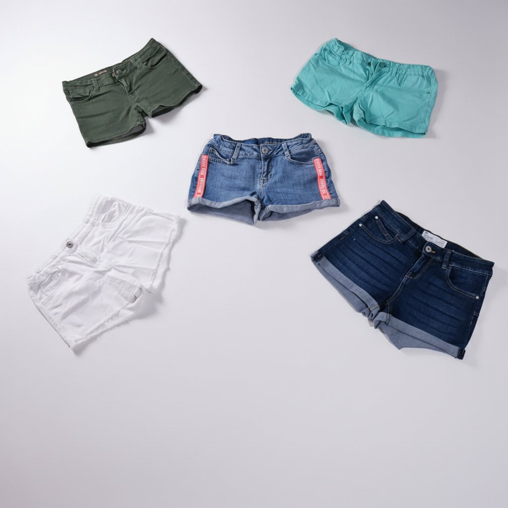 Pack été : 5 shorts stylés pour fillette 