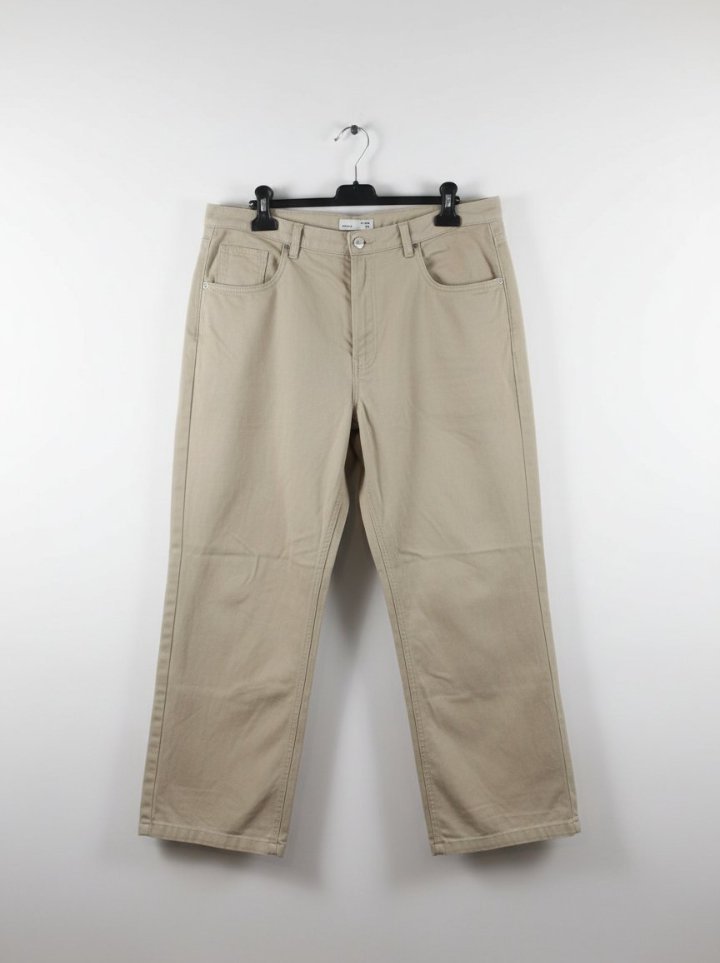 Pantacheville beige coupe large taille 44