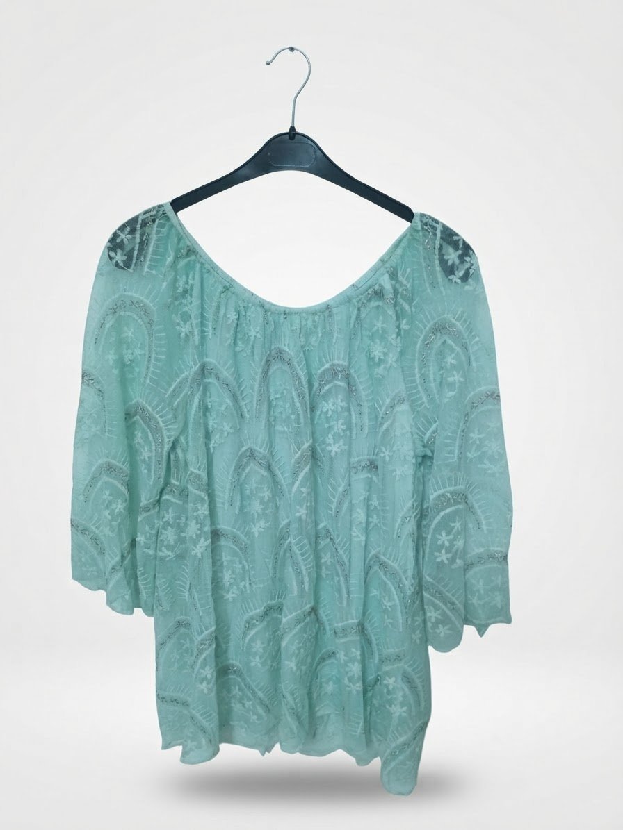 Chemise paillettée taille 3-4XL