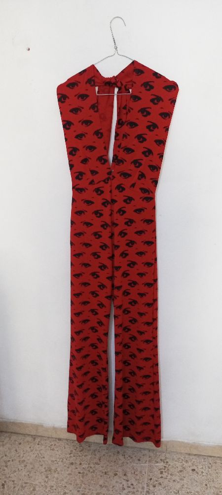 Combinaison / jumpsuit rouge taille S