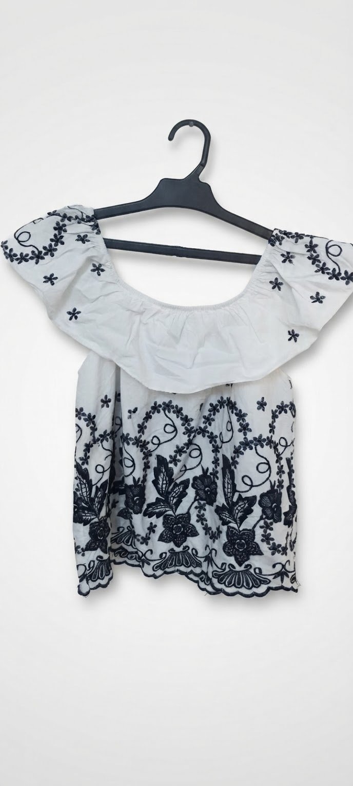 Chemise fleurie 98% cotton taille 38