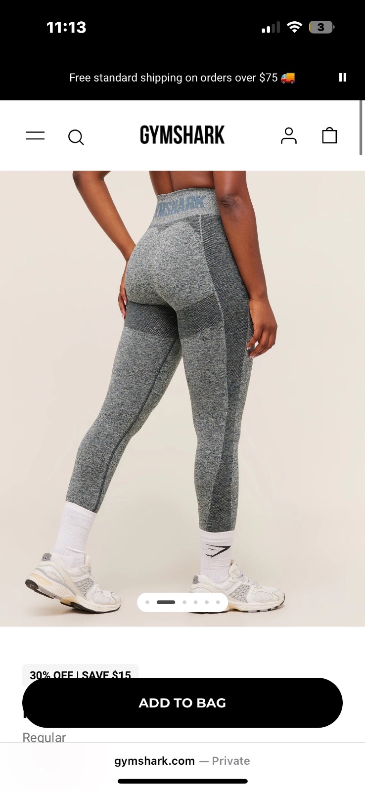 Leggings gymshark taille s