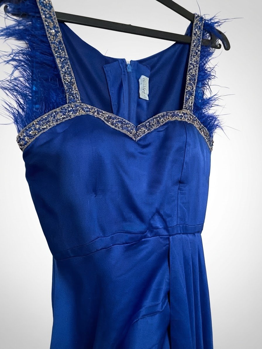 Robe soirée satain 