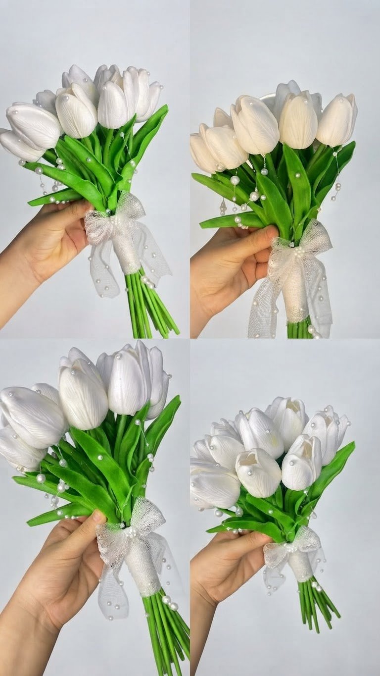 Bouquet de fleurs artificielles 