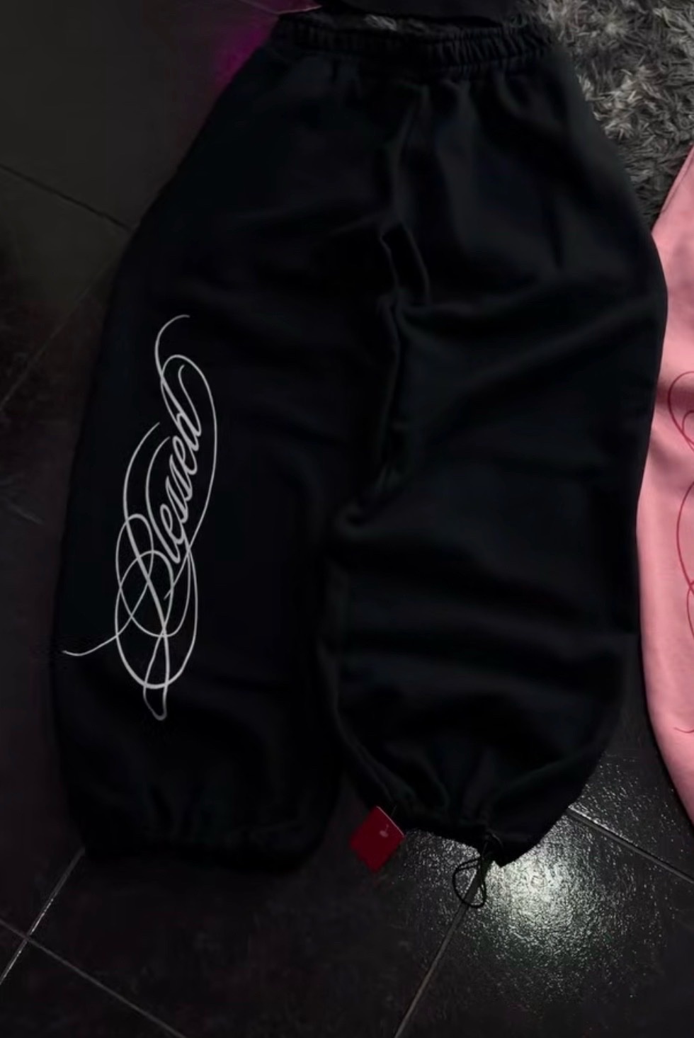 Calligraphy joggers