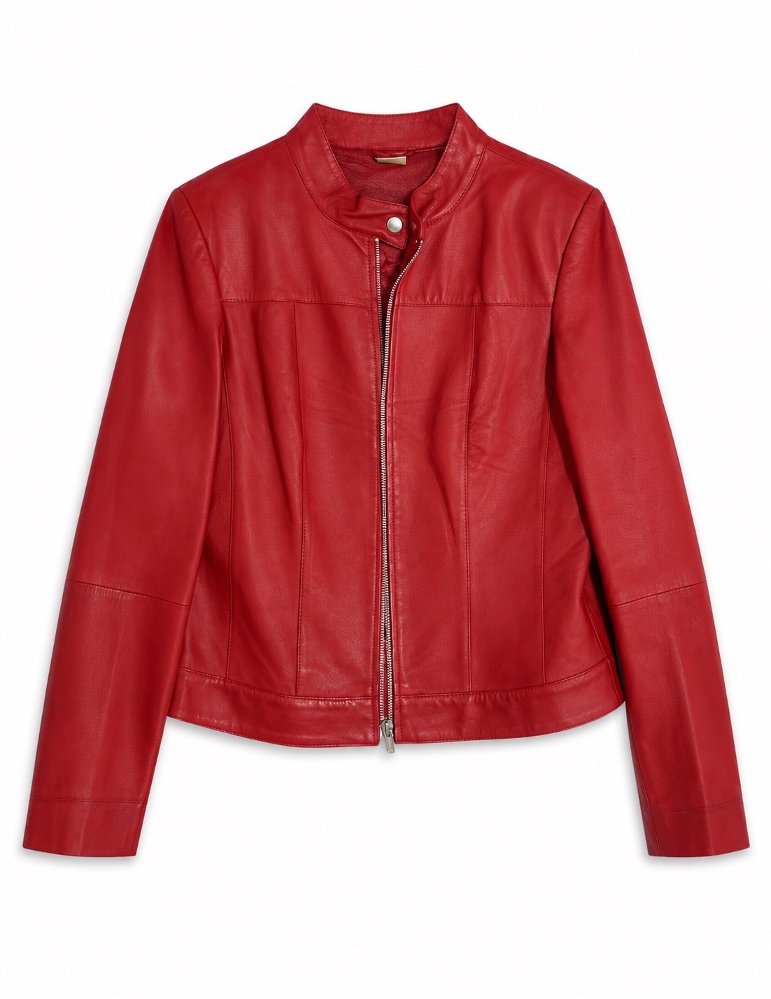 Red vitange leather jacket 