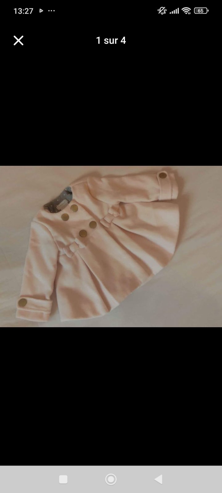 Manteau bébé fille 