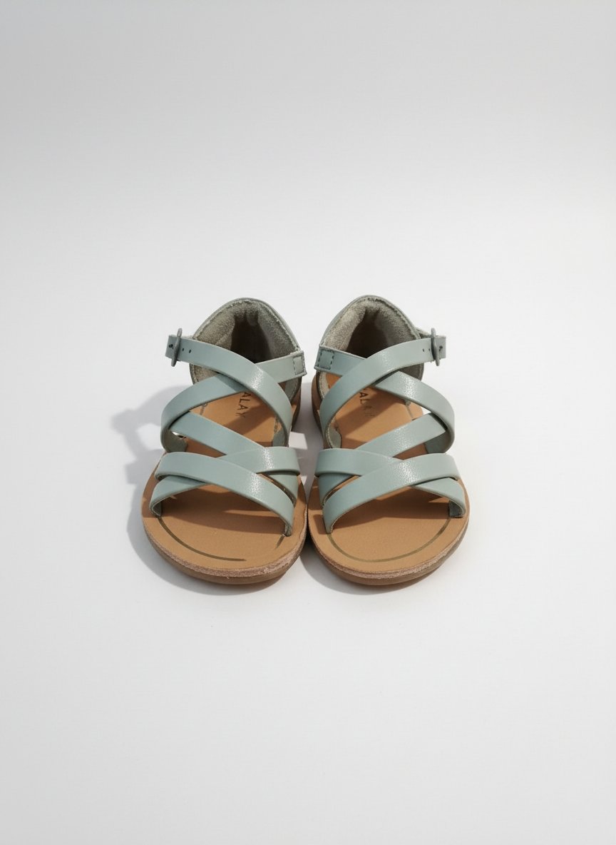 Sandales vert d'eau 