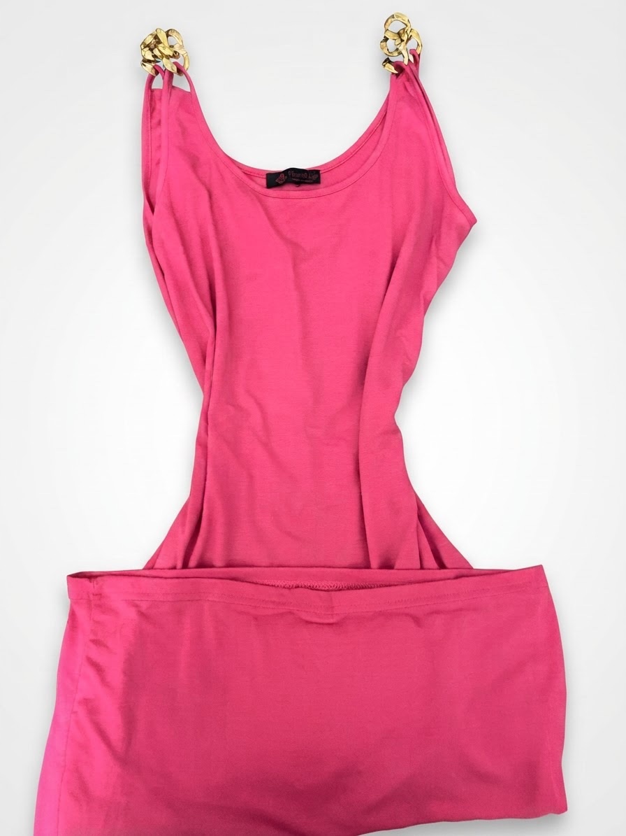 Long pink dress