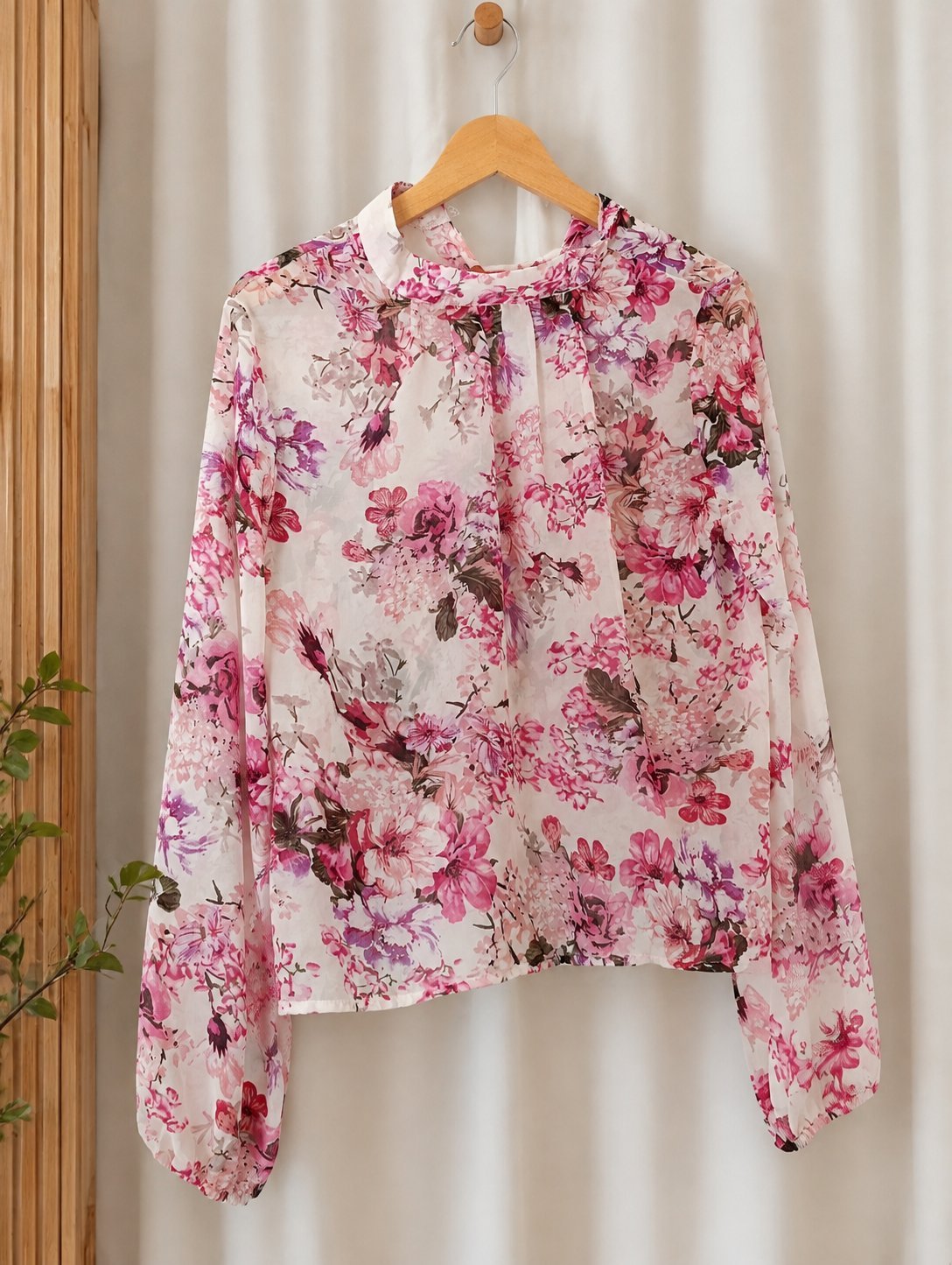 Chemise fleurie pour femme