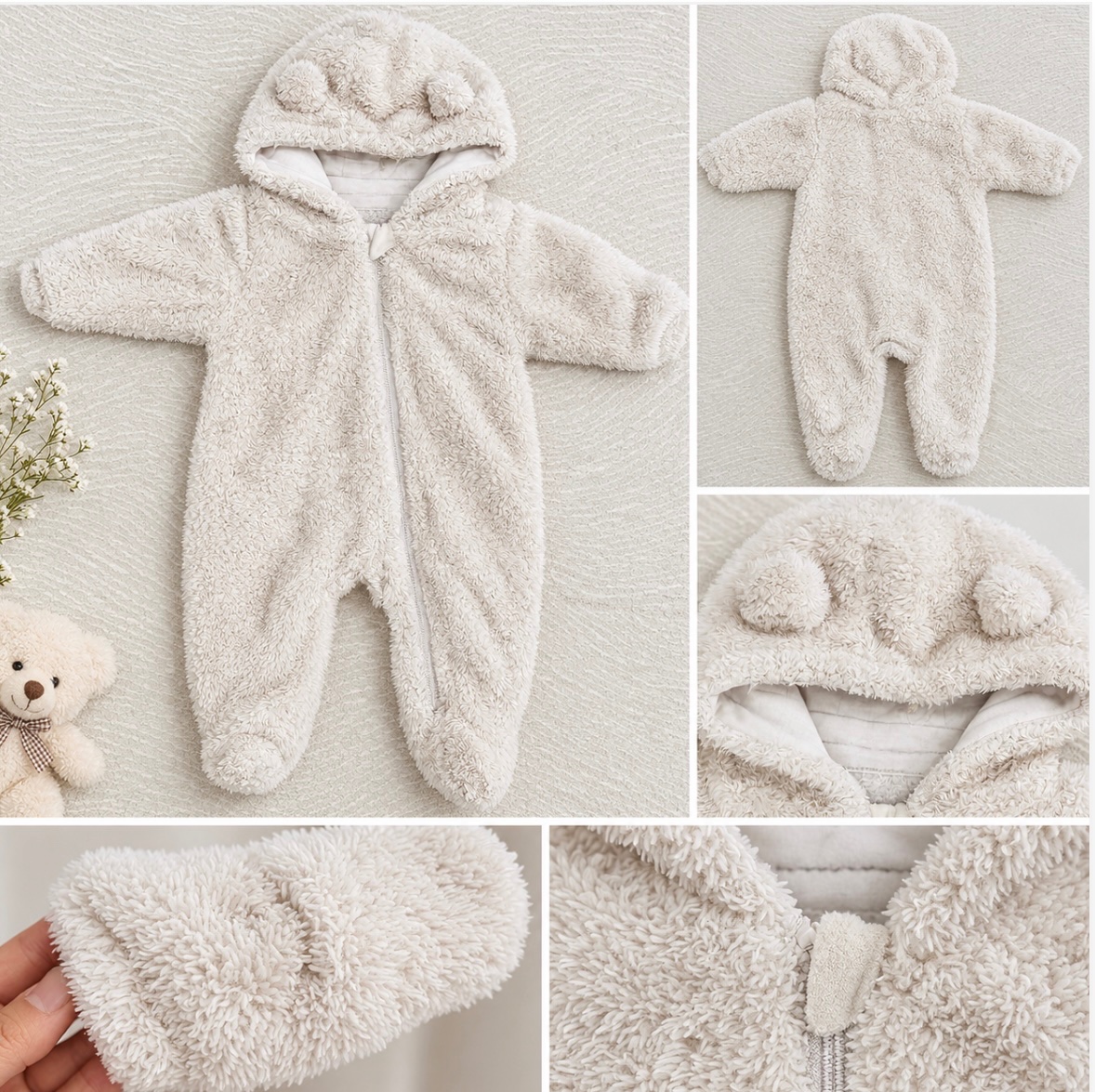 Combinaison bébé toute douce 🤍