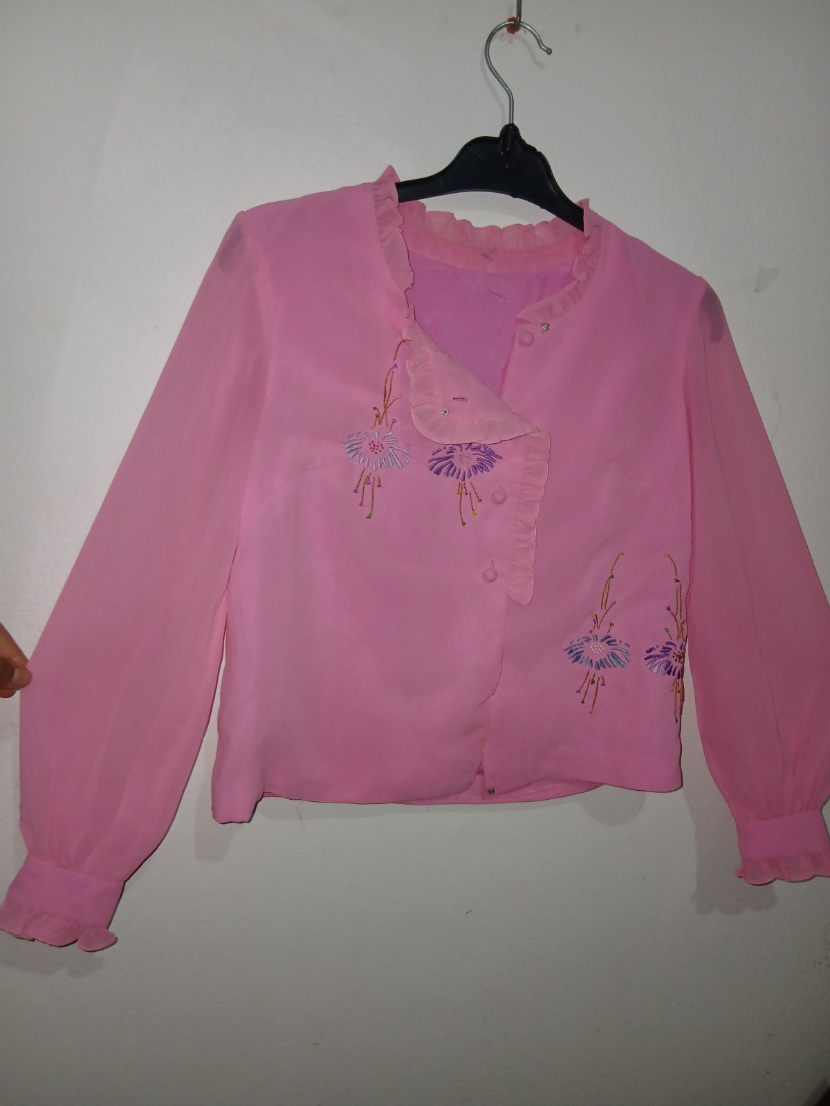 Chemise couleur rose