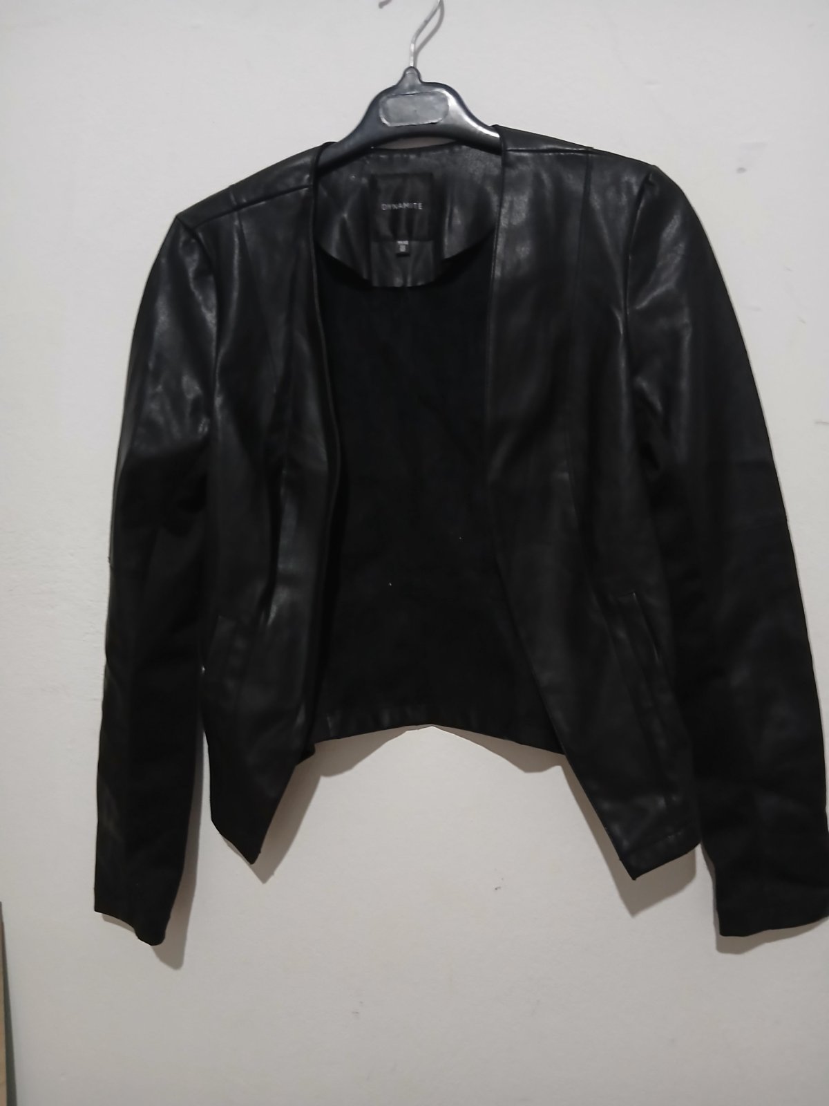 Veste semi cuir