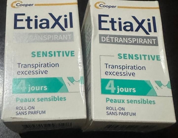 Deux roll on Etiaxil a 60 dinars 