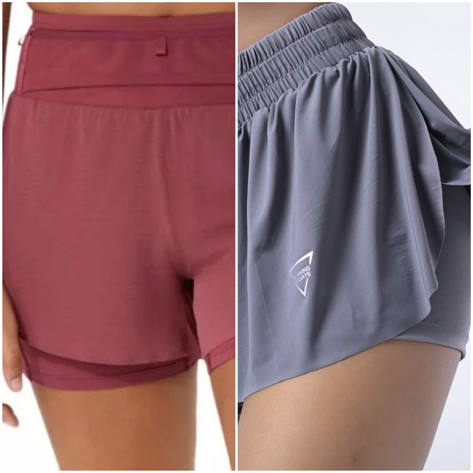 Deux shorts de sport 