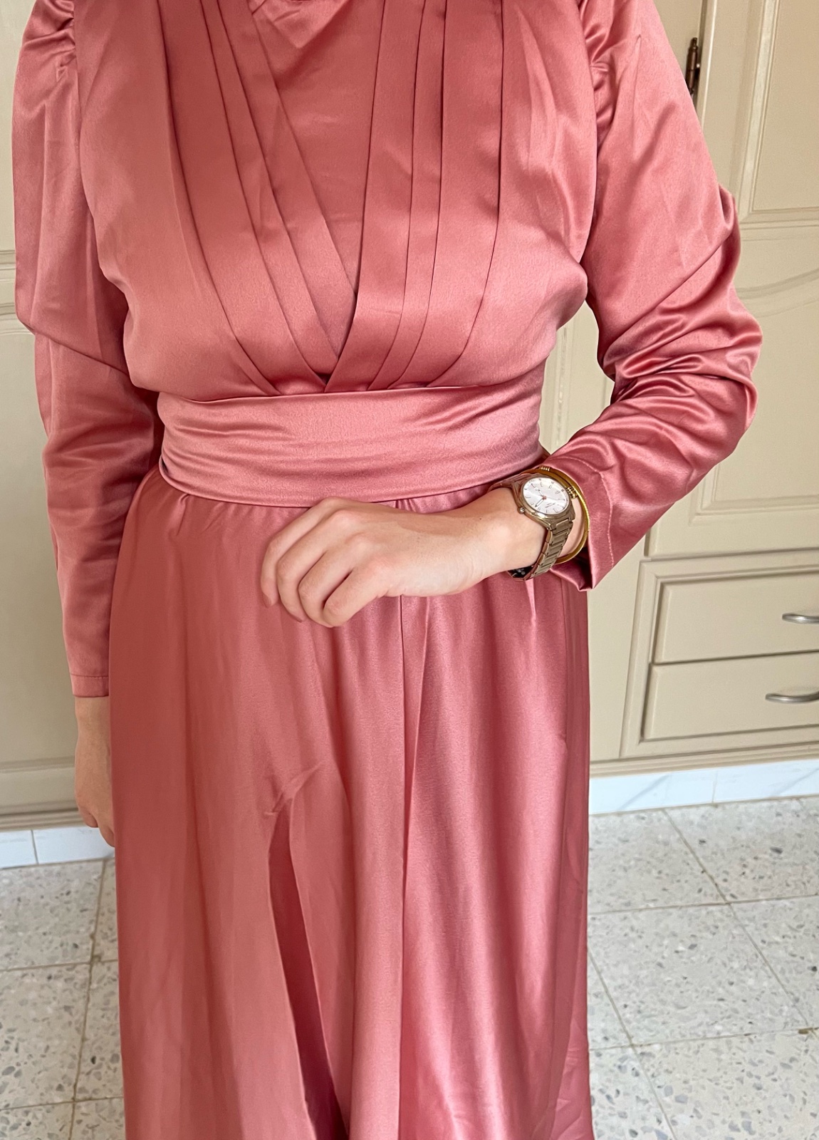 Robe rose