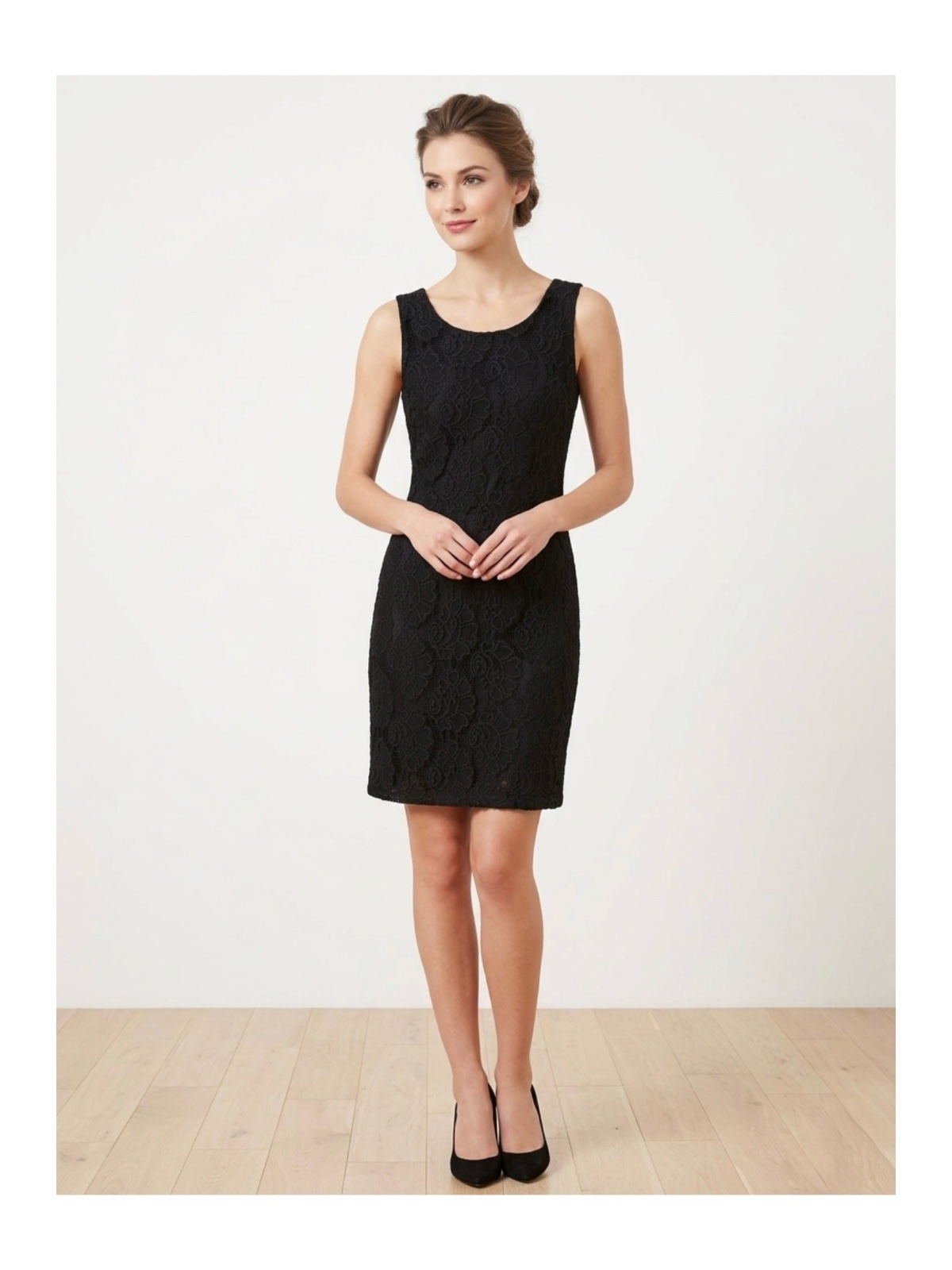 Robe dentelle noire