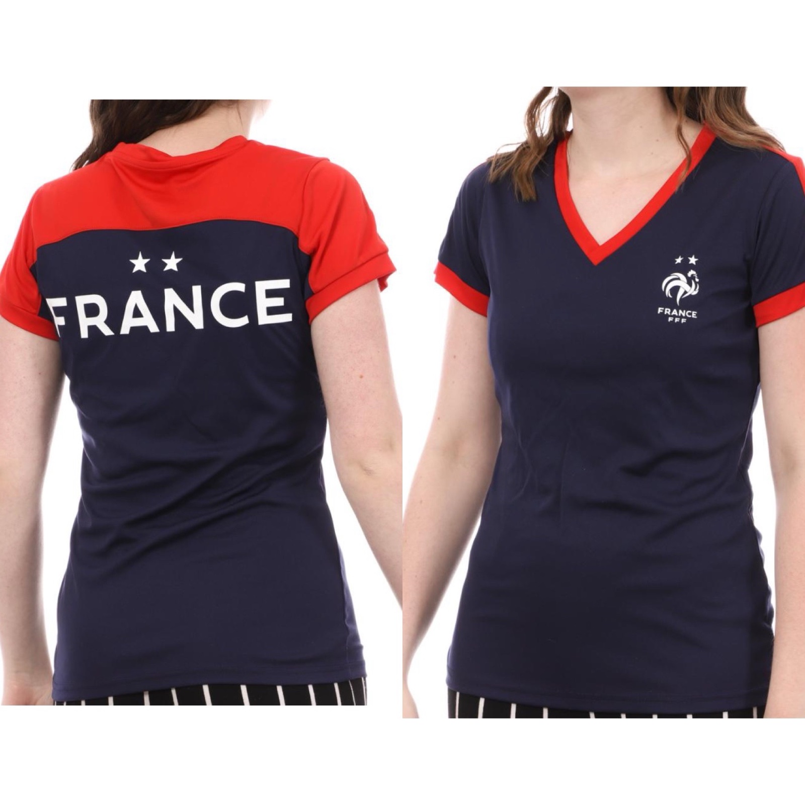 Maillot de supporter officiel de l'Équipe de France de football pour femme