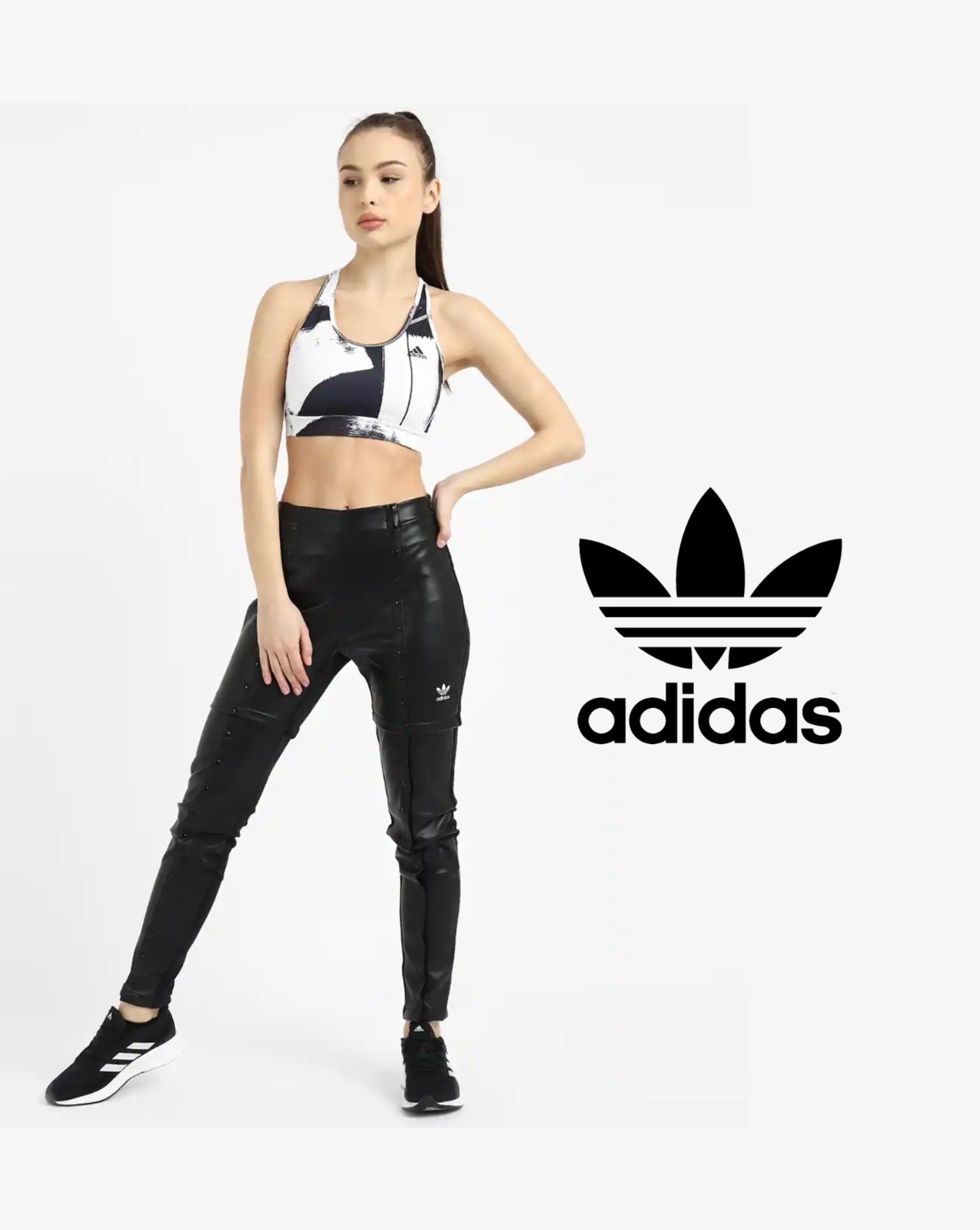 Adidas PANTALON de survêtement en cuir 