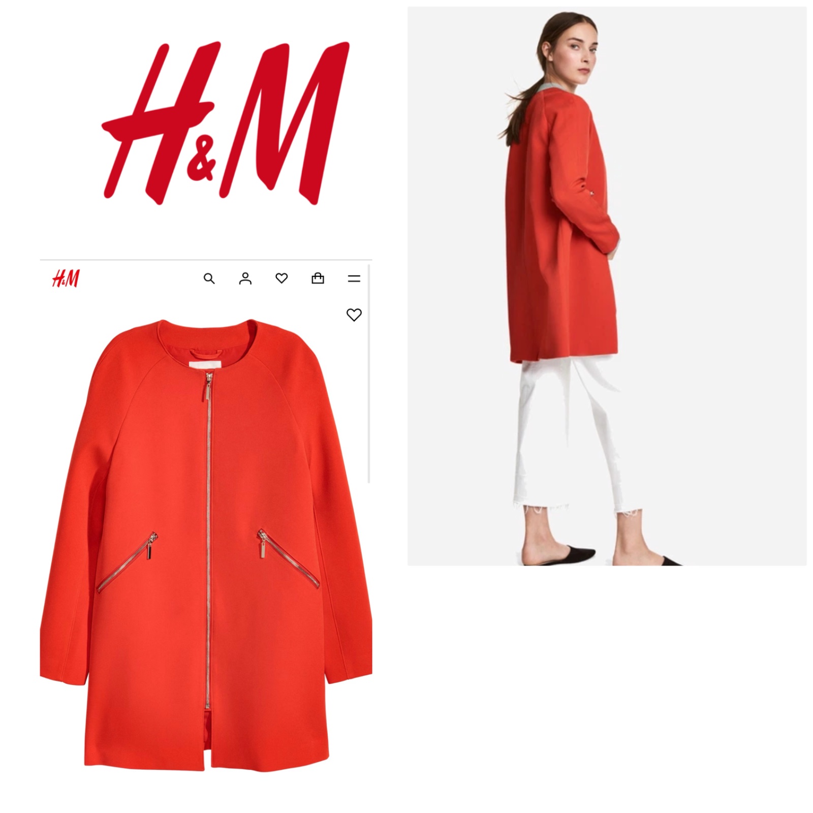 H&M manteau ( veste) court pour le printemps 