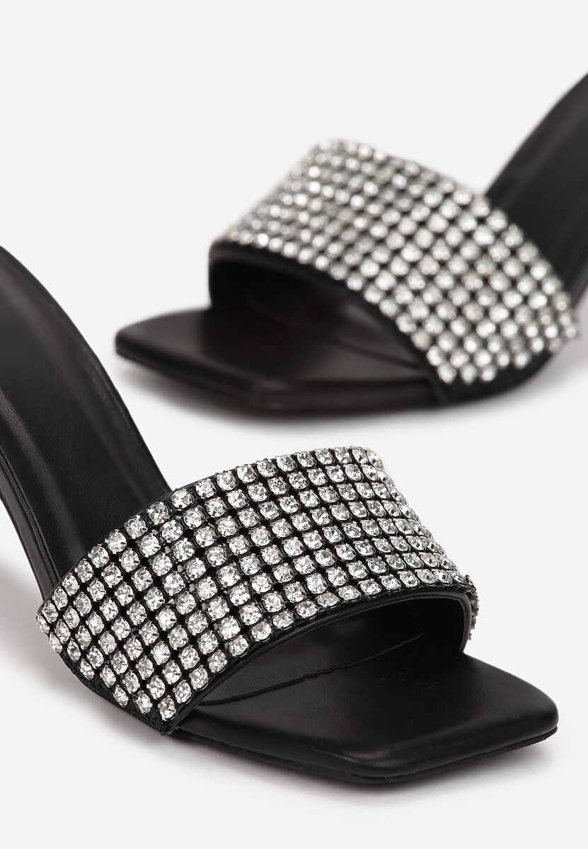 Mules à talons et strass de Forever 21