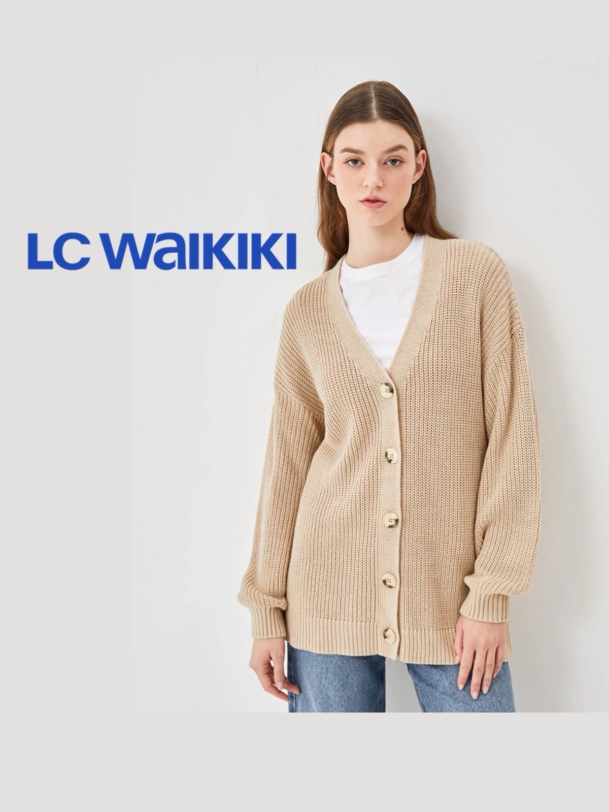 Lcw cardigan beige en maille neuf 