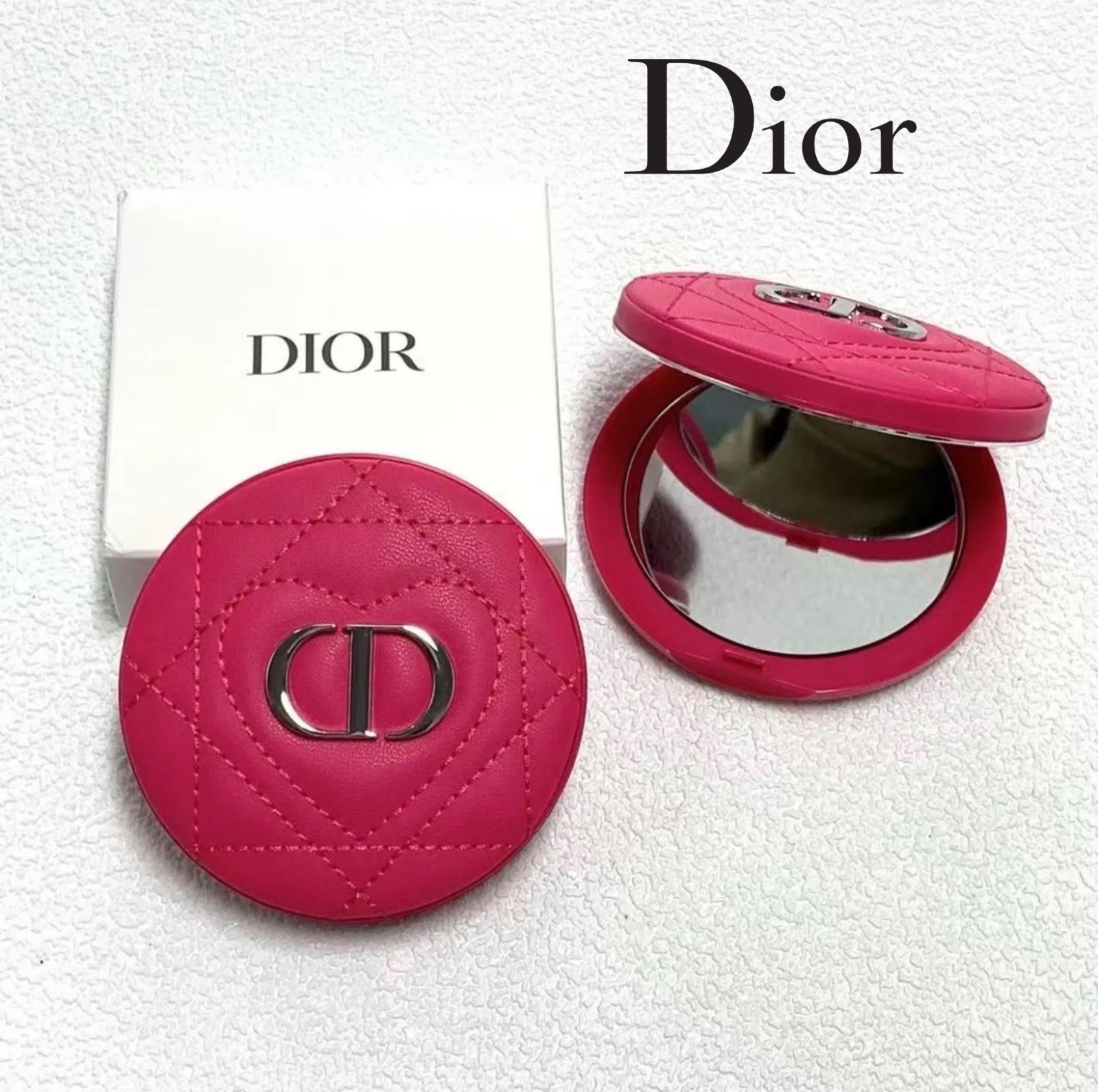 Miroir de poche dior rose vif