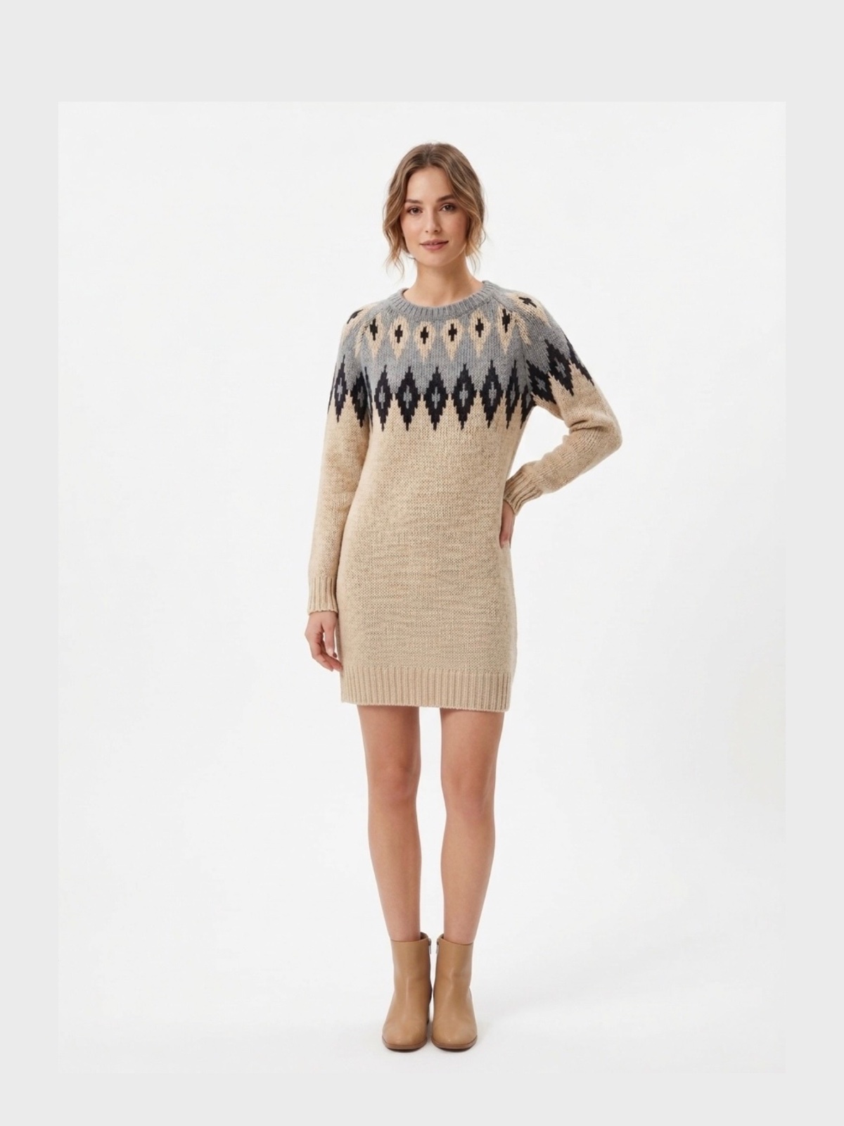 Robe pull en maille