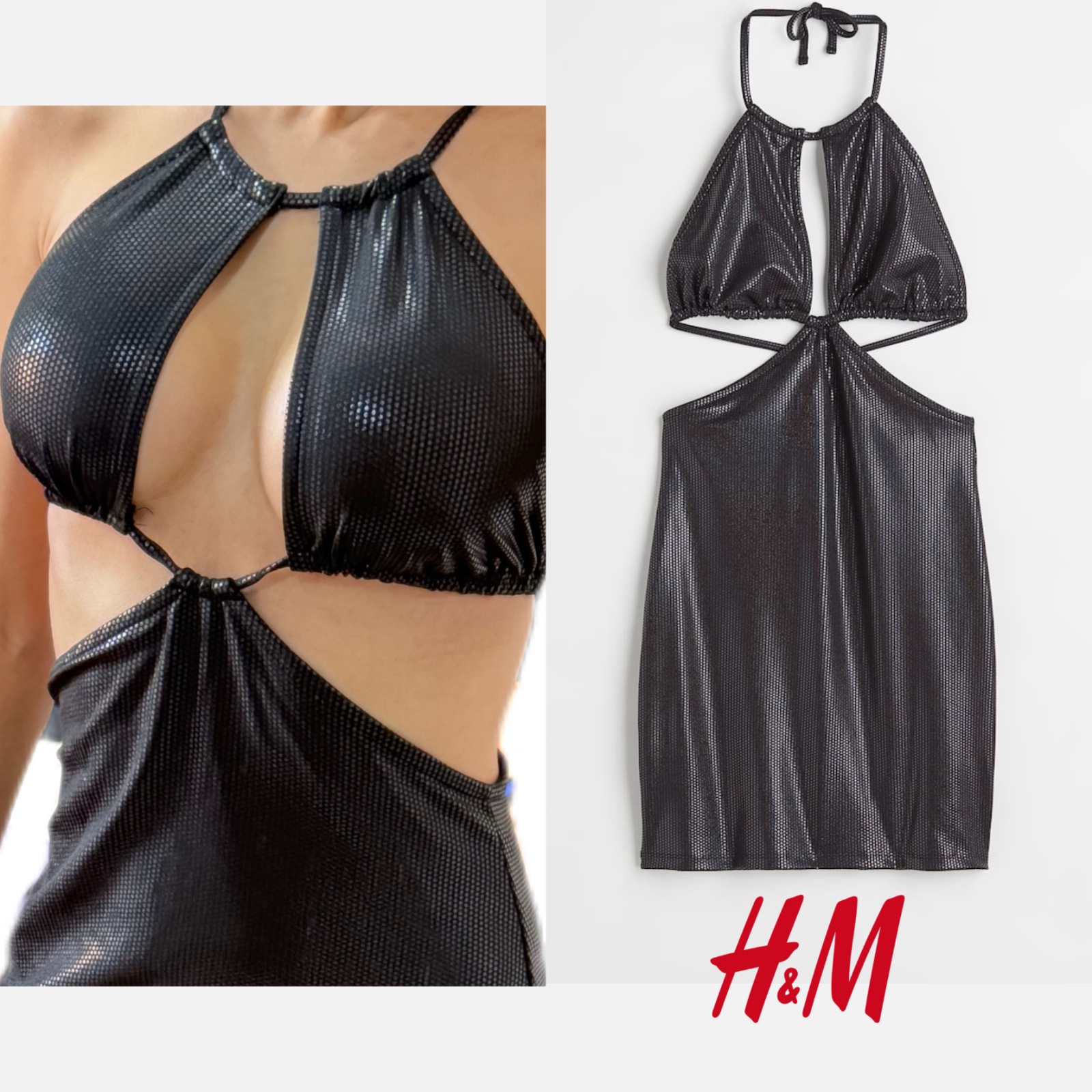 H&M CUT-OUT DRESS