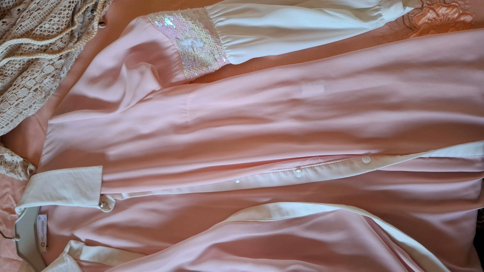 Chemise rose
