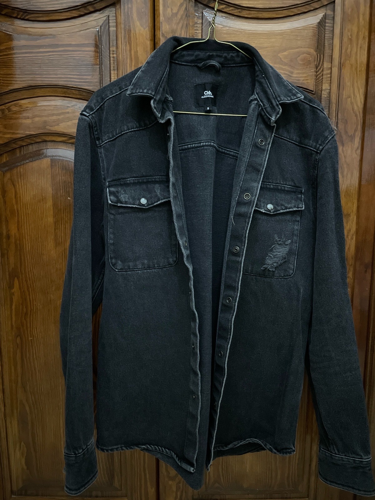 Sur chemise homme en djean 