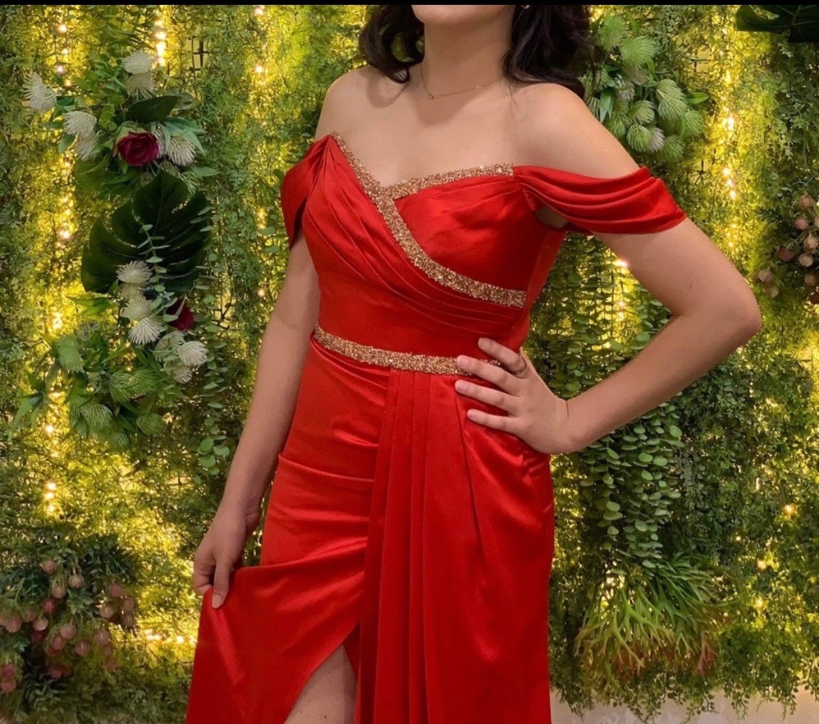 Robe soirée rouge 