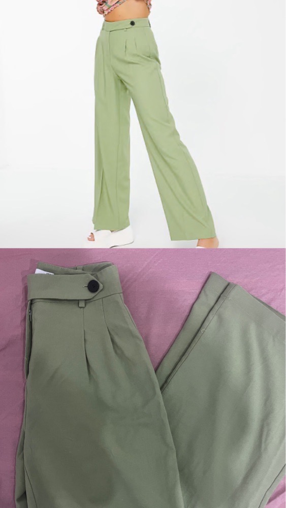 Pantalon wide leg