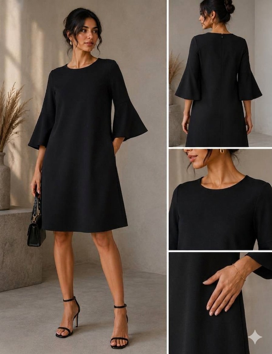 Robe jeans femne