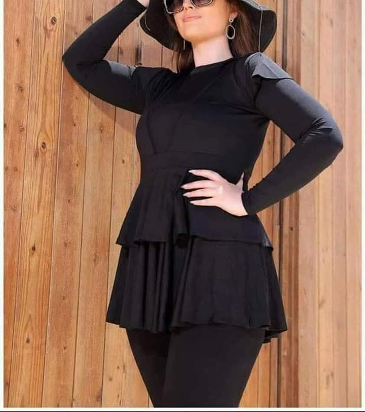 Burkini noir taille 40/42