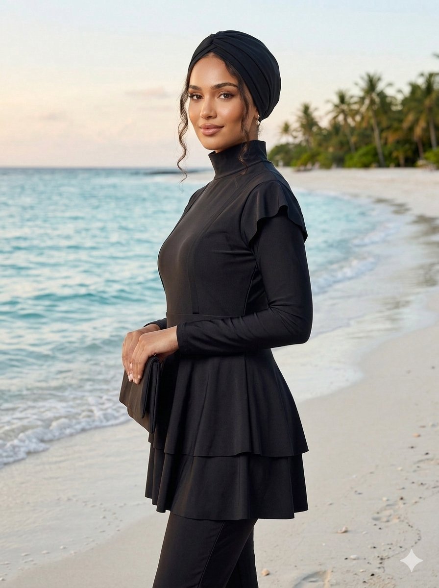Burkini femme noir