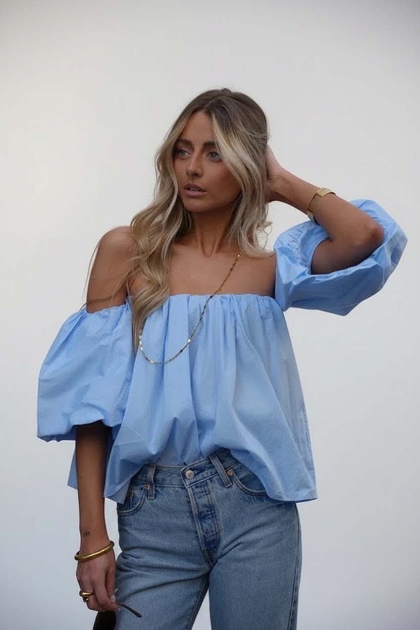 Chemise bleue