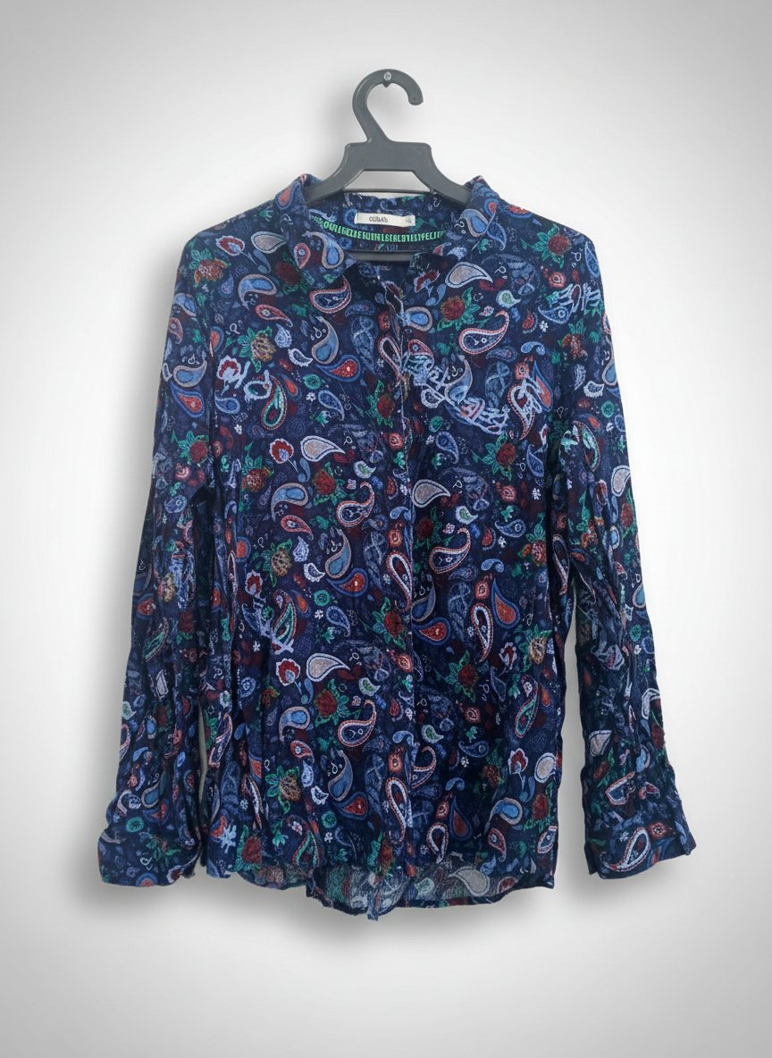 Jolie chemise à motifs cachemire CECIL – TBE