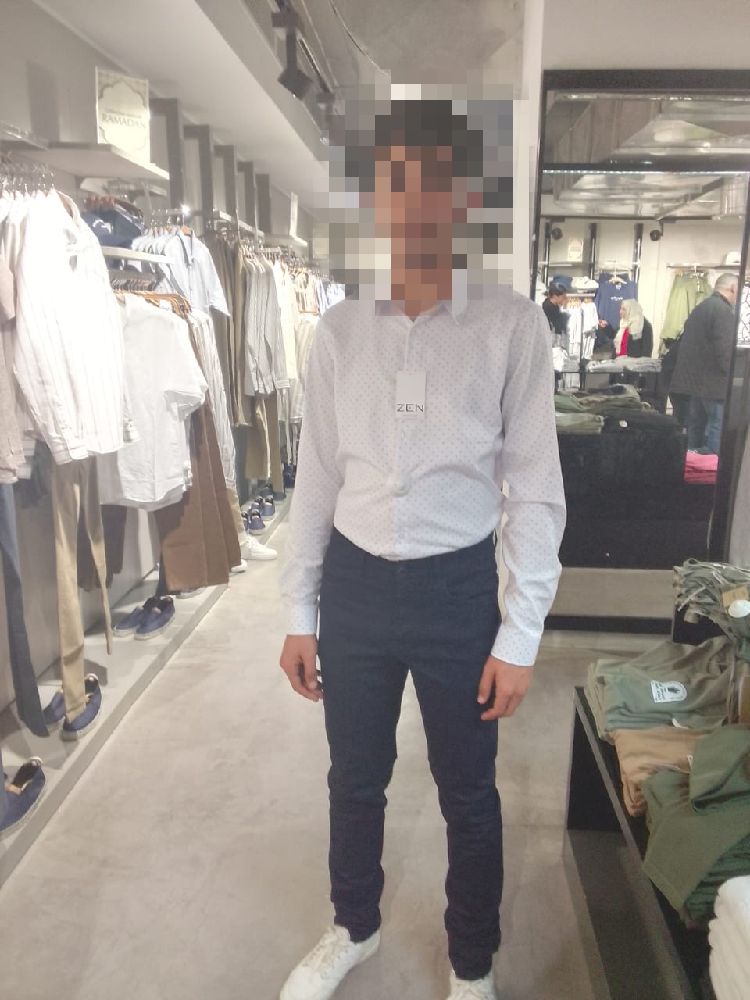 Pantalon bleu marine pour homme 