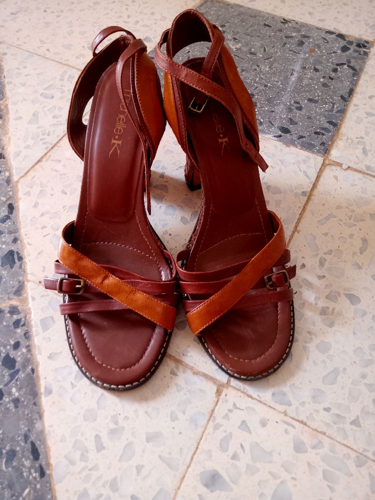Sandales en marron 