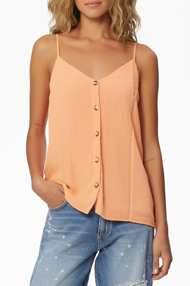 Débardeur orange pastel 
