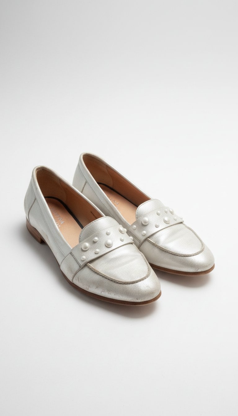 Mocassins irisés Martina Buraro - Détails Perles - Très bon état