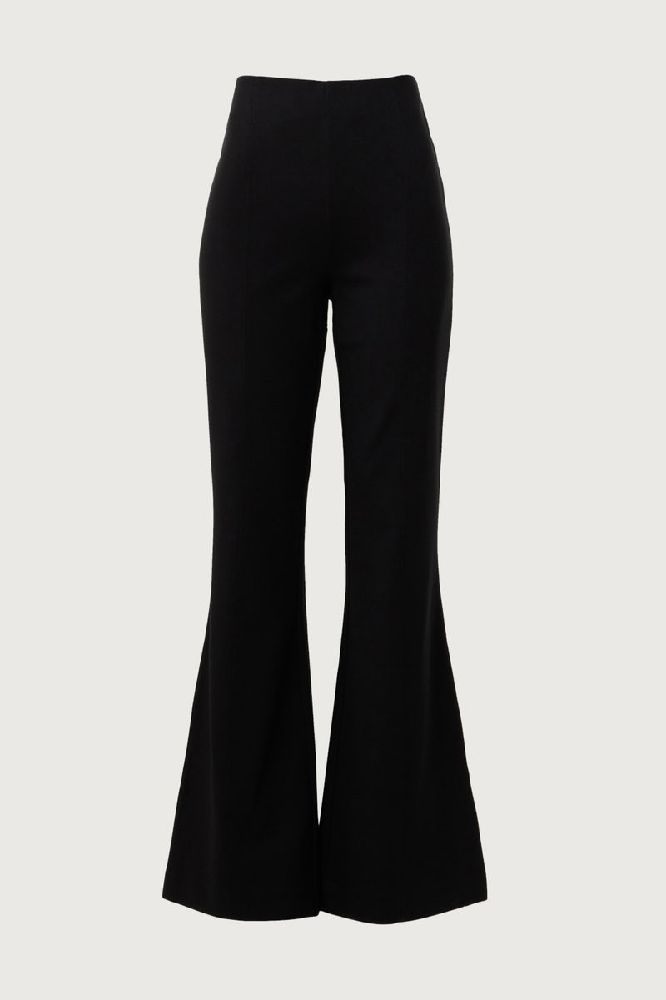 Flared black pants