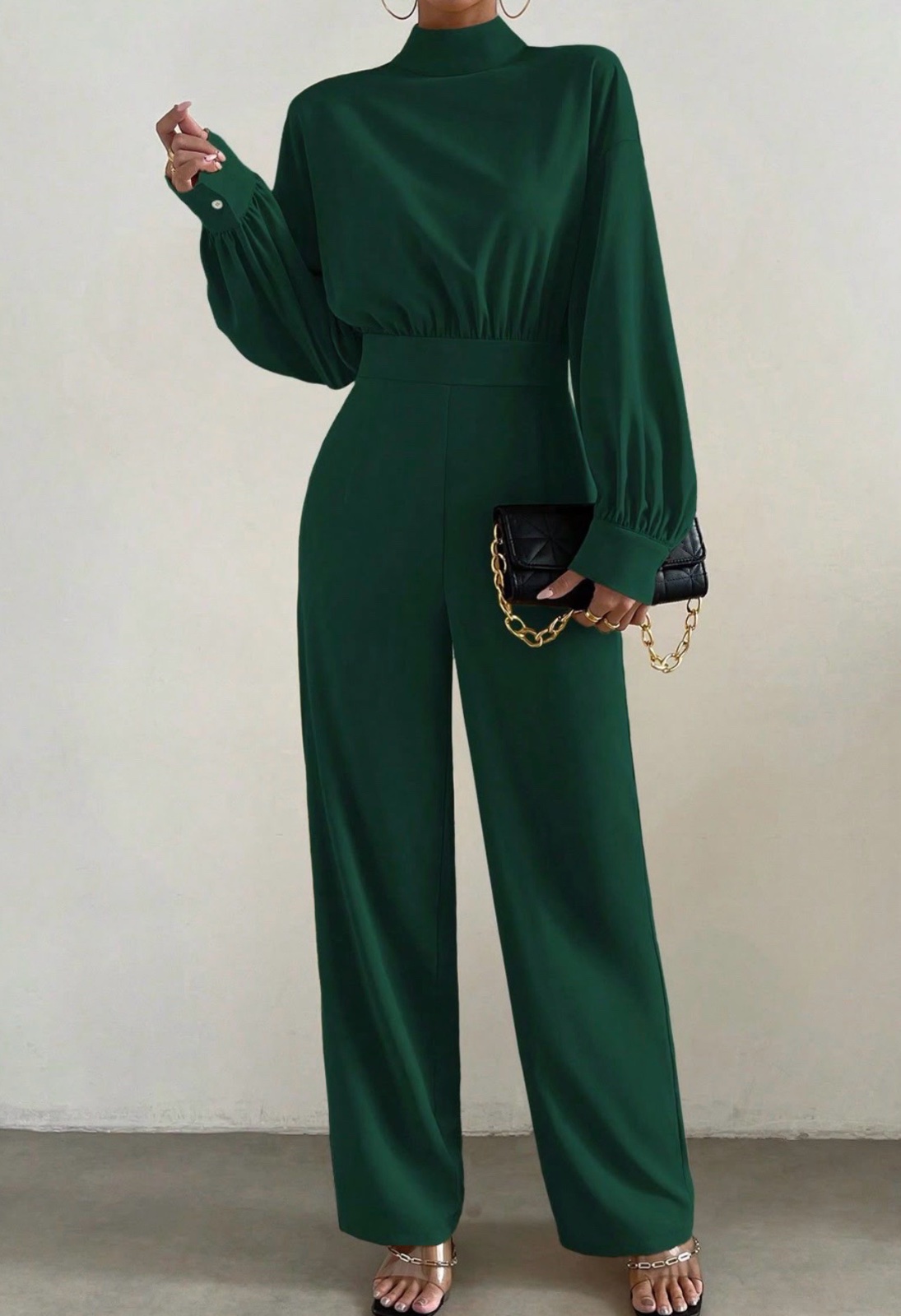 Combinaison verte Shein